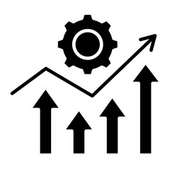 Optimization Arrows  Icon Element For Design	