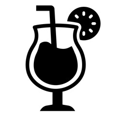 Summer Drink in Glass