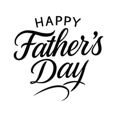 Happy Father's Day Typography