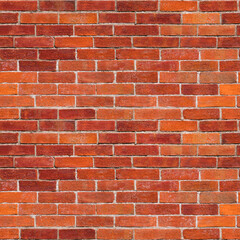 Red brick wall Background texture – seamless masonry building backdrop