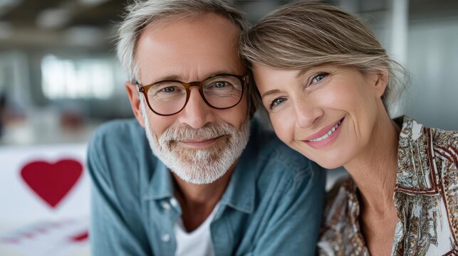 Retirement income planning strategy for secure wealth growth concept. Happy senior couple enjoying time together indoors.
