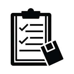 Inventory Check Icon Vector Illustration