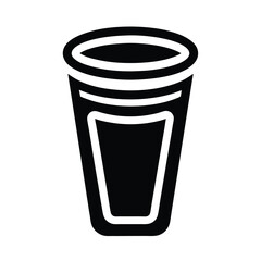 Outdoor Cup Holder Clip Icon Vector Illustration