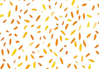 Golden hues of autumn leaves flutter in the air, forming an abstract background ideal for designing headers, posters, banners, and more