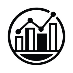 Sales Analytics Icon Vector Illustration