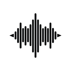 Sound Wave Icon Vector Illustration
