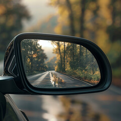 Car Mirror mockup , Car side view mirror , Car mirror mockup
