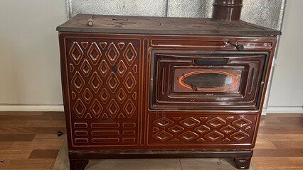 old wooden cabinet