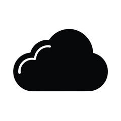 Upload Cloud Icon Vector Illustration