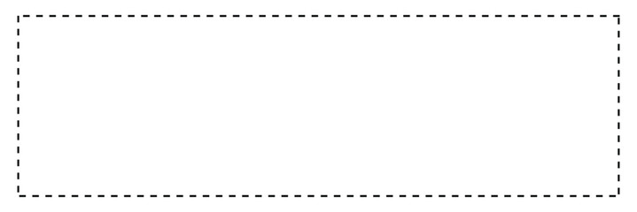 Dashed line long frame. isolated on white background. vector illustration. EPS 10 .