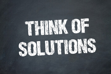 Obraz premium Think of Solutions 