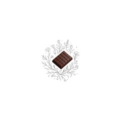 flower and chocolate logo