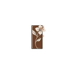 flower and chocolate logo