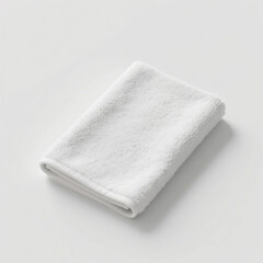 face towel on white background
