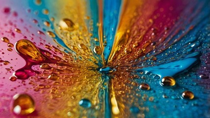 watercolor liquid shiny motive background