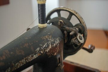 the quiet life of an old sewing machine