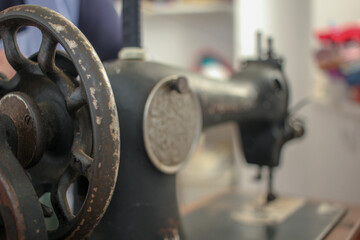 a vintage sewing machine from my grandmother