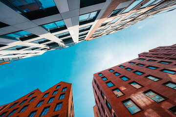 Gdansk with Motlawa river in Poland. New modern architecture in the old part of the city © Zedspider