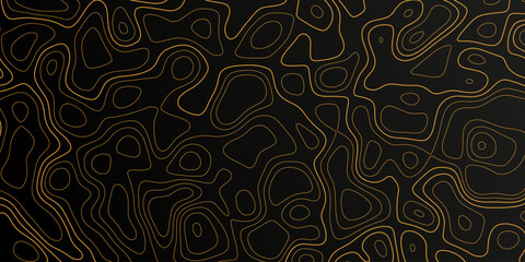 Contemporary abstract design featuring smooth lines and patterns on a dark background