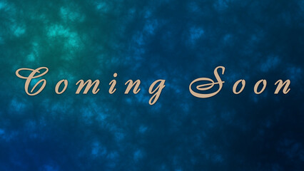 Wide screen Coming Soon Animated Title. New Arrival, Release, Teaser Concept on Typewriter 4k.