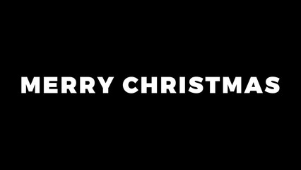 Merry Christmas Text Animation with Bokeh Background, Sparkles & Holiday Lights - Festive Christmas Wishes, Bokeh Effect, Holiday Greetings, Christmas Celebration, Xmas Video Animation 4K.