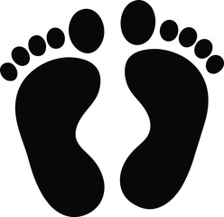 Footprints Silhouette