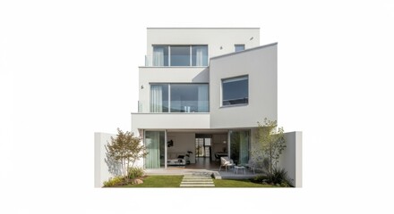 Modern house exterior design