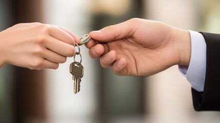 Keys exchanged, new home