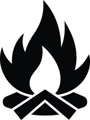 Campfire Silhouette