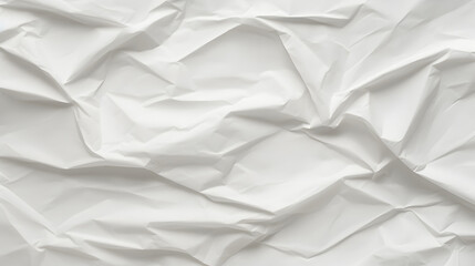 Obraz premium white crumpled paper