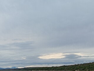 clouds over the sea