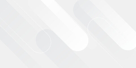 Abstract white background. Minimal geometric white light background abstract design. Suit for booklet, brochure, banner, poster, website, flyer, cover, corporate, backdrop. Vector illustration