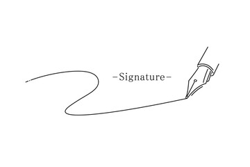 契約をイメージしたイラスト素材