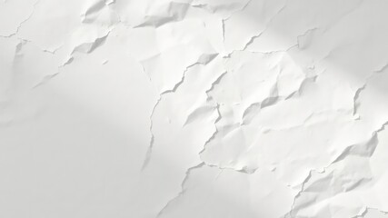 Obraz premium Delicate folds and creases in crisp white paper create a subtle textured background that catches the light, providing depth
