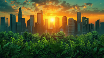 Energy Efficiency Innovation, a sustainable city powered by renewable energy sources and optimized energy management systems