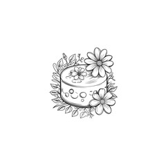 flower and cheese logo