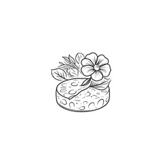 flower and cheese logo