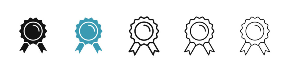 Badge icon illustration vector symbol set