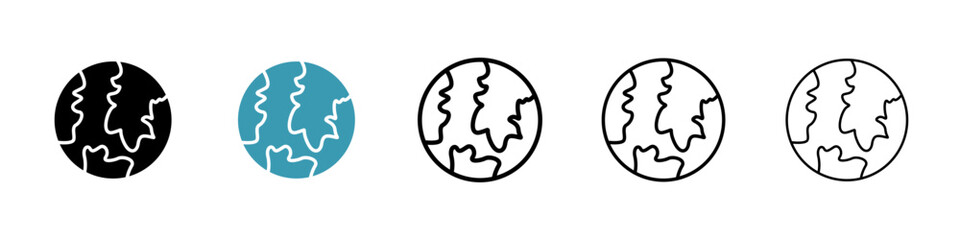 World icon illustration vector symbol set