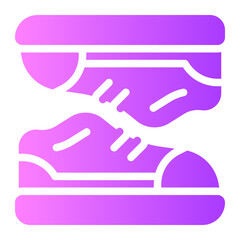 sneakers gradient icon