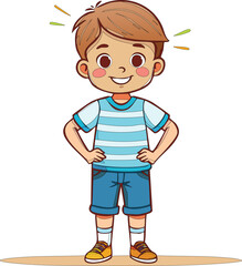Obraz premium little boy with smile