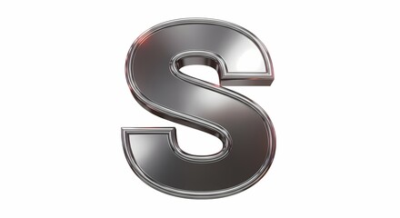 Naklejka premium letter s