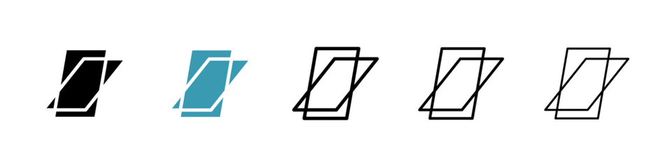 Roof window line icon in art style vector