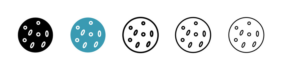 Leukemia line icon in art style vector