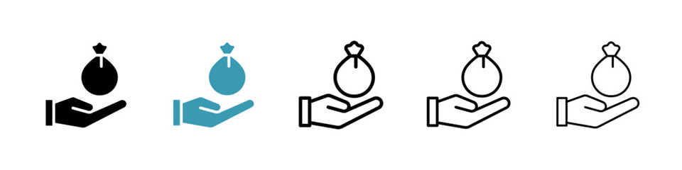 Inheritance law line icon in art style vector