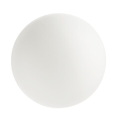 One ping pong ball isolated on white