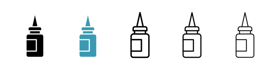 Glue line icon in art style vector