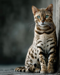 Fototapeta premium Elegant Full-Body Cats
