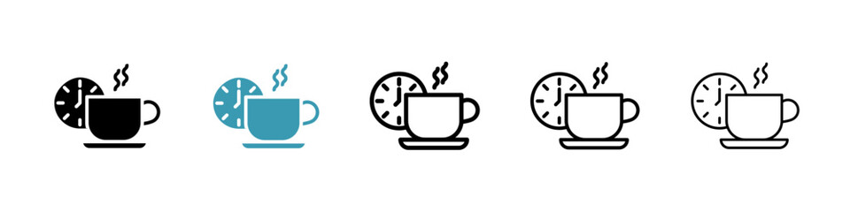 Break line icon in art style vector