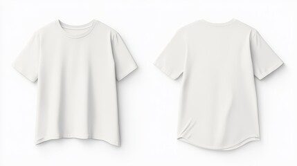 Blank White TShirt Mockup.